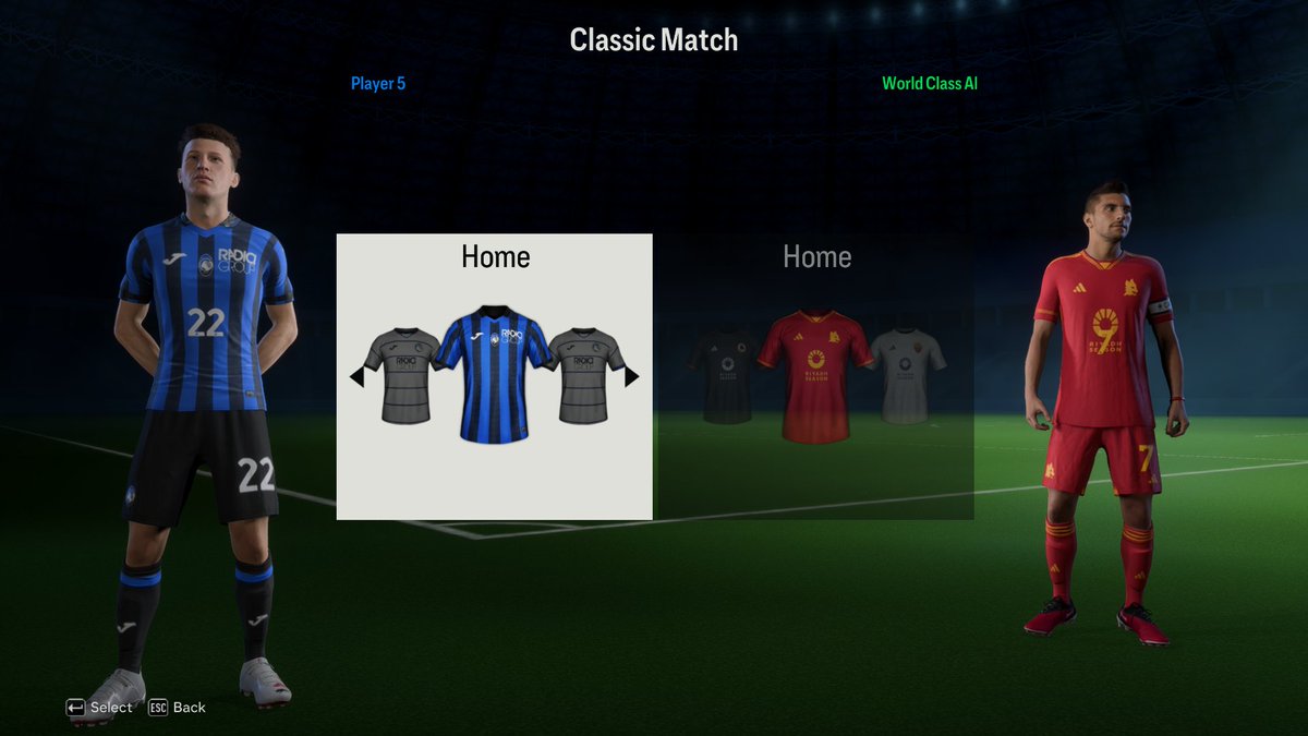 gameralgorithm's tweet photo. FC 24 License Mod TU4:
🔗https://t.co/vksdf2Jicm
☑️✅FC 24 License Mod Features:
- Fixed Serie A Badges & Kits
- Napoli/ Roma Alternative Kits Included
- Fixed Chelsea/Nottingham Forest Sponsors
- Barcelona 4th Kit Included
Thanks to @FIFER_Mods
#FC24 #FC24Mod #PC #EAFC24 https://t.co/7BuQwDSBke