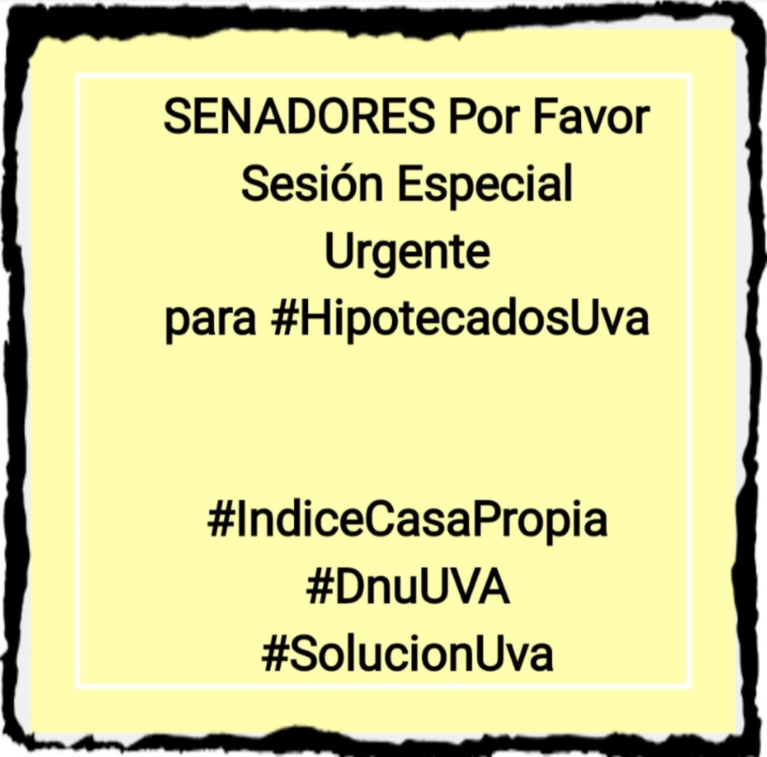 LauraDalmasso1's tweet photo. @hipotecadosuva @SenadoArgentina @RicardoGuerraLR @SergioMassa @ditulliojuli @anabelfsagasti @CFKArgentina #HipotecasJustas 
#SolucionUva #UsuraUva https://t.co/HQr74EgqU1