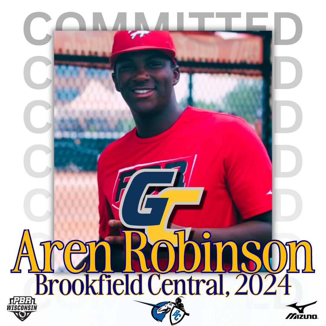 1B Aren Robinson (Brookfield Central, 2024) commits to Gulf Coast State College.

Robinson represented the Badger State at the #PBRFG22 and was previously one of the top-ranked uncommitted power bats in the state’s senior class.

👤PROFILE: loom.ly/G1qO18U
