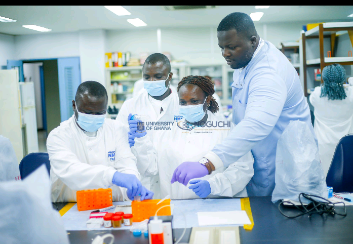 SenyoBotchie's tweet photo. The Third Country Training Fellowship is a uniquely well structured program at NMIMR designed to train researchers &amp; clinicians from Sub-Sarahan African countries on improved  methods of disease diagnosis and control especially with Parasites!!! 

Together, Yes we can!

#IMPACT!! https://t.co/hAIOxByEo4