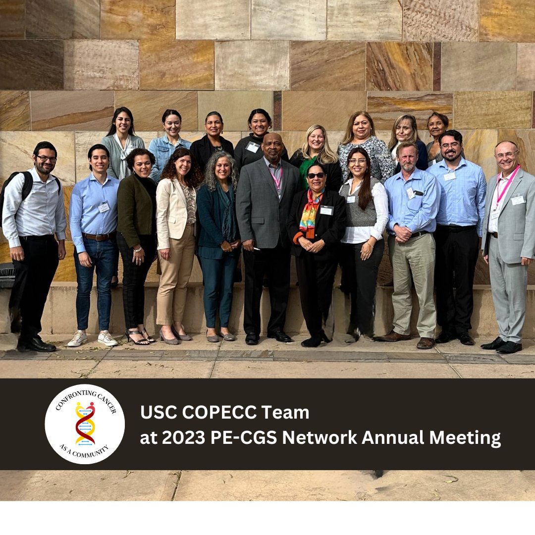 Thank you @PECGSnetwork for giving us the opportunity to share our work and learn more about our partners' work at the #pecgs23 Annual Meeting! And thank you to our hosts @UNMCCC! 
@theNCI @NCICRCHD @uscnorris #colorectalcancer #cancergenetics #FightOn