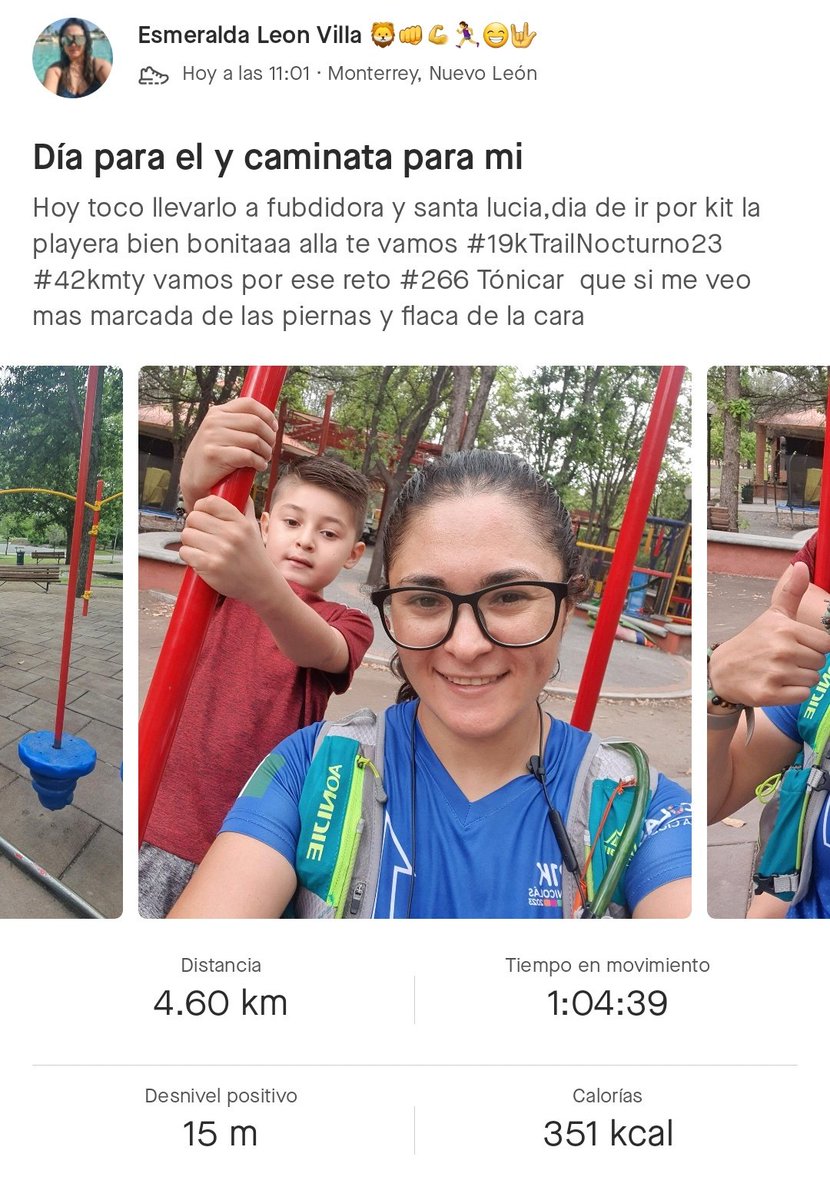 Esmerleonv's tweet photo. Mañana vamos a brillar de noche y a cargar nuestra playera con la luna y de la energía de la montaña allá te vamos #19kTrailNocturno23 #chipinque @ParqueChipinque #42kmty #MPM23 @Maratonmty y reto #266 Tonificar #Yorbestbody https://t.co/veD08gZ0dJ