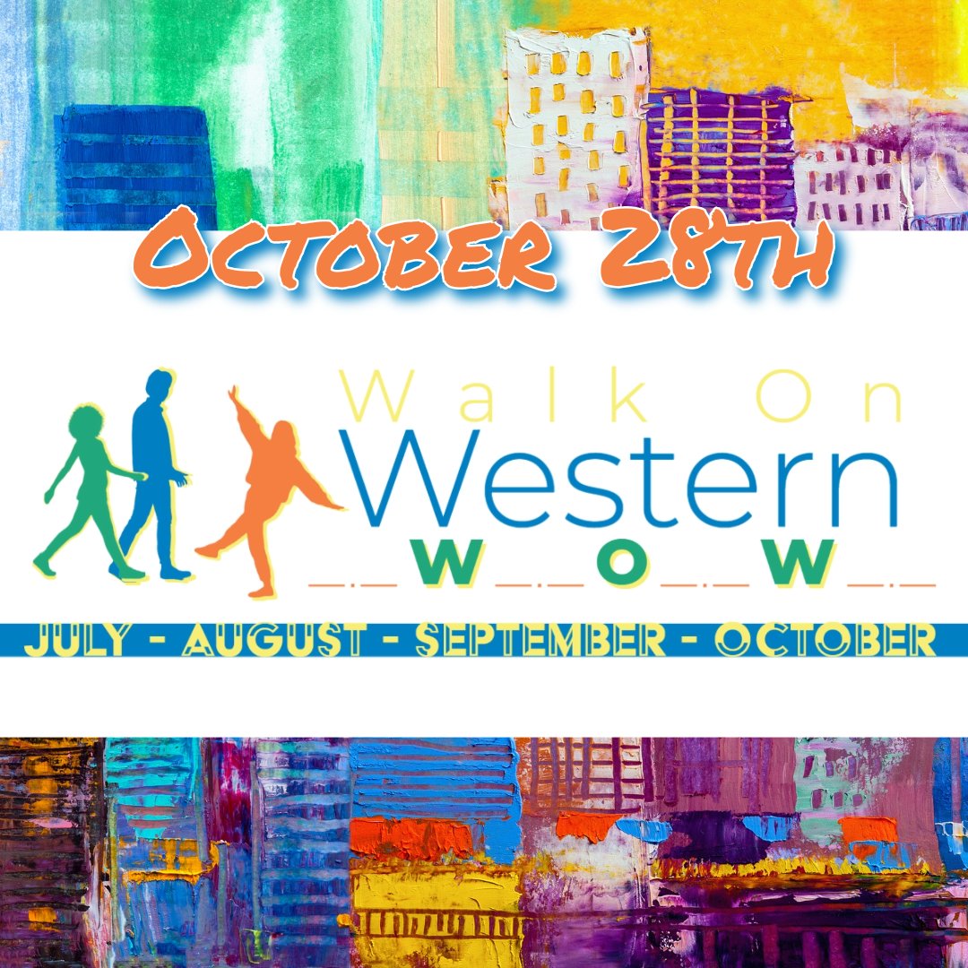 Join us for amazing savings on Western! The next Walk on Western is SATURDAY, October 28th!
👟👟👟 visitwesternavenue.com/walk-on-western

#westernavenueokc #walkonwestern #WOW