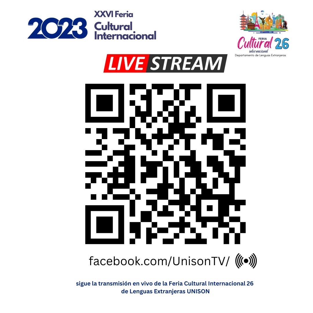 SoyLEIUnison's tweet photo. 26 Feria Cultural Internacional
Live Stream!! https://t.co/i0VxoukrnT