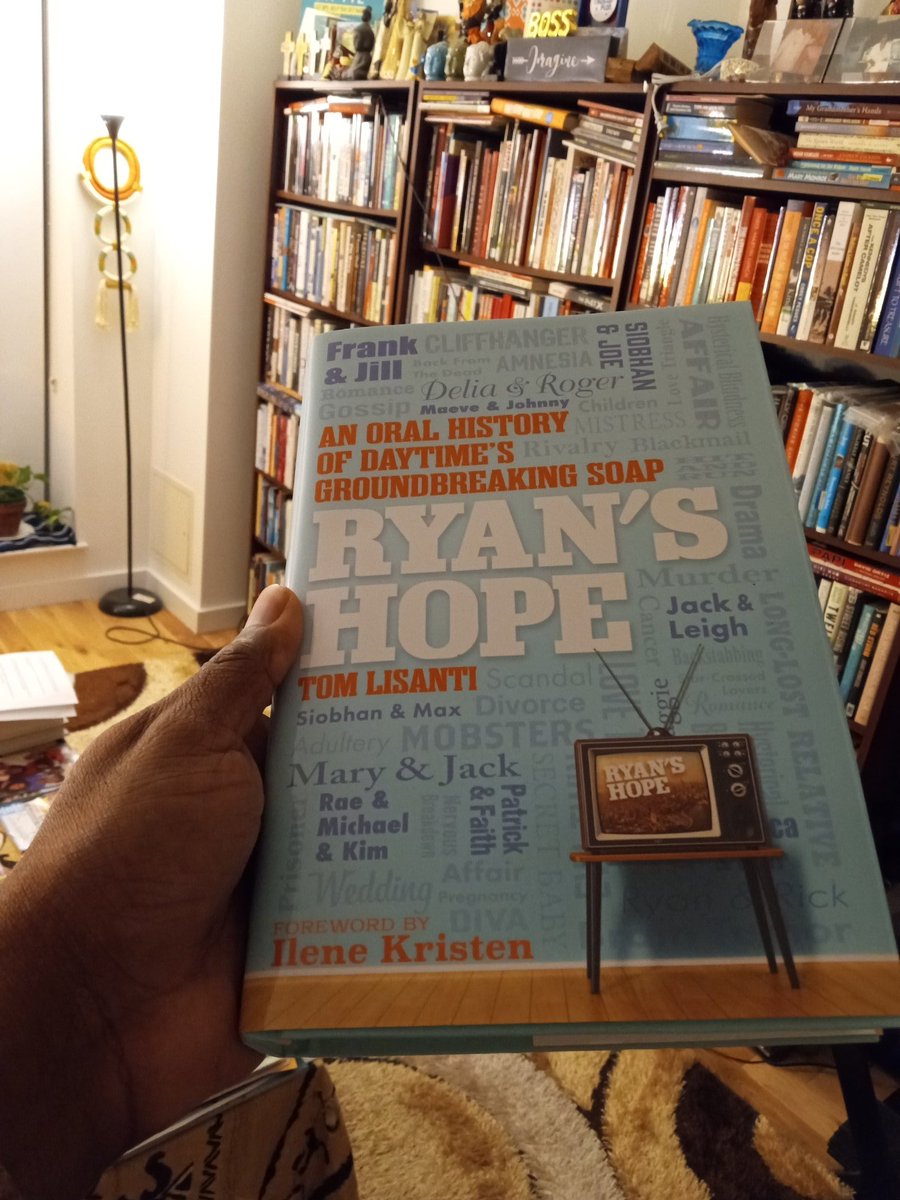 DonaldJrPeebles's tweet photo. It's gonna be quite an interesting fall and winter for my reading. I am thinking about my late grandmother and aunt for introducing me to soaps especially Ryan's Hope. Thank you @tomlis @ilenekristen #RyansHope #ABCDaytime #ClassicSoapOperas #IrishAmericans #LabineAndMayer https://t.co/qew3DYns4N