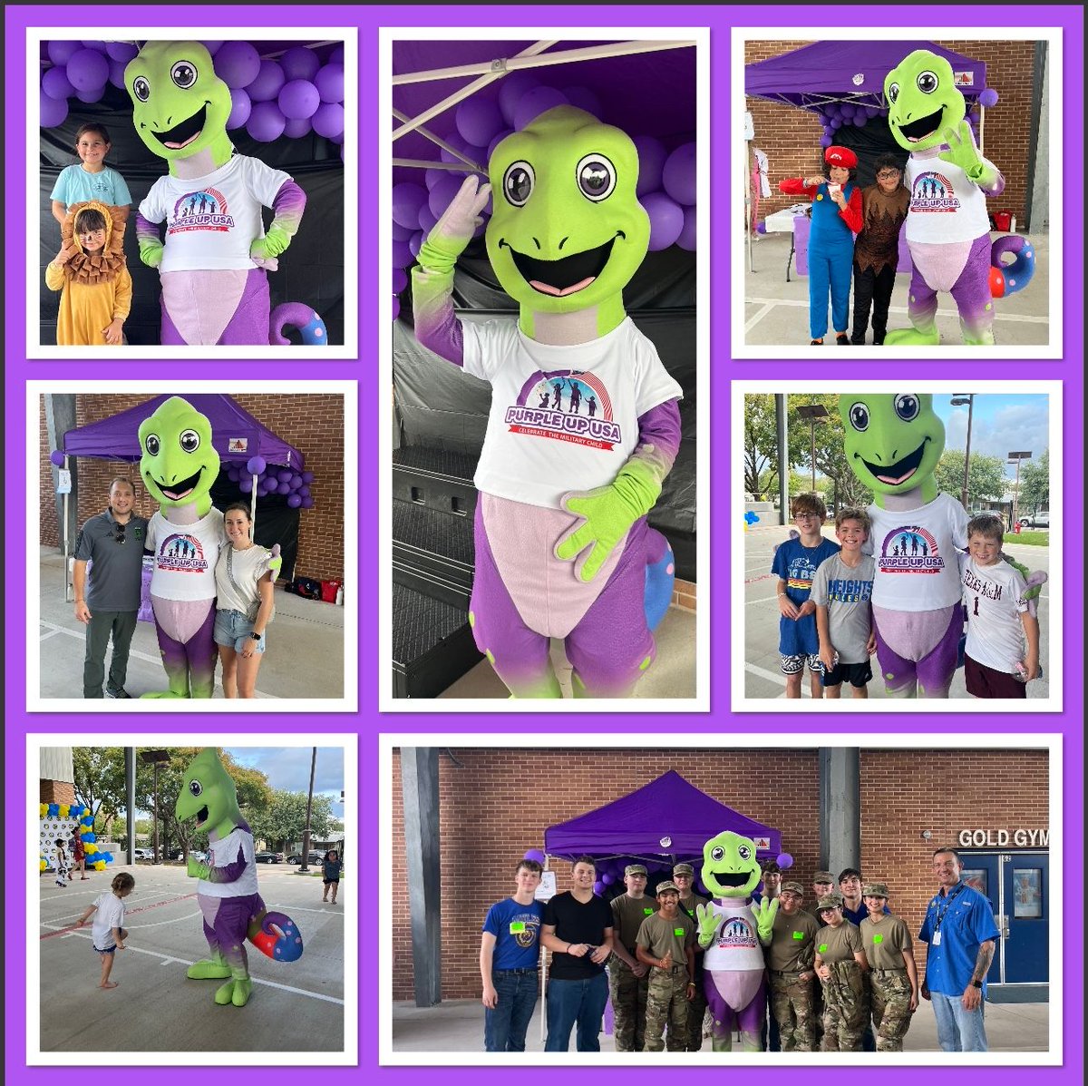 CAMO had fun at Woodridge Elementary School’s Fall Festival! @AHISD @purpleupusa