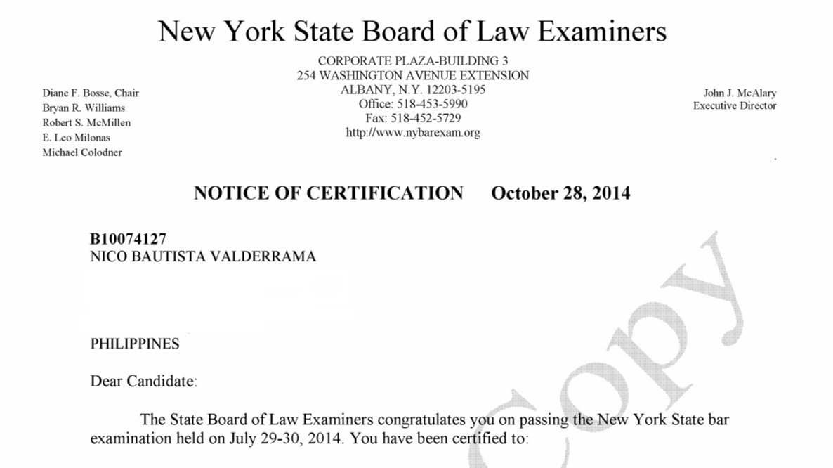 See Who Passed the July 2023 New York Bar Exam