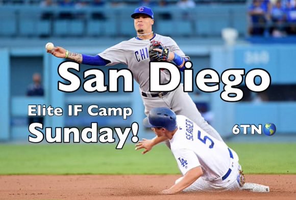 SAN DIGEO THIS SUNDAY! Elite IF Camp is limited to 25 spots. Go to Troskybaseball.com. Camps are directed by coach Trosky, one of the games best. Mental & Physical development at its finest! GYMR