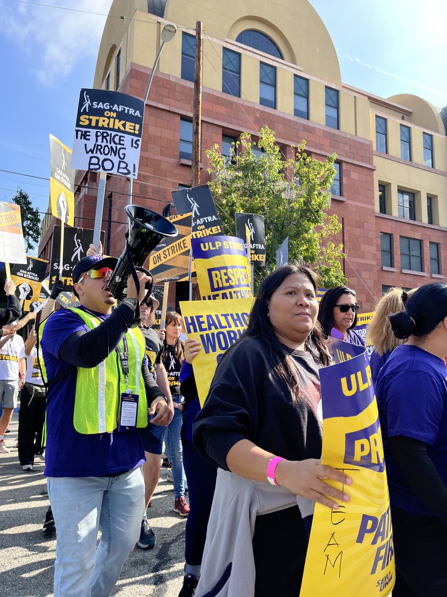 🌟Kudos to our incredible LA #SagAftraMembers for never backing down on the picket lines. You're the heartbeat of this fight for a fair, protective industry. Enjoy your weekend, rest up and stay #SagAftraStrong! 💪💫 #SagAftraStrong