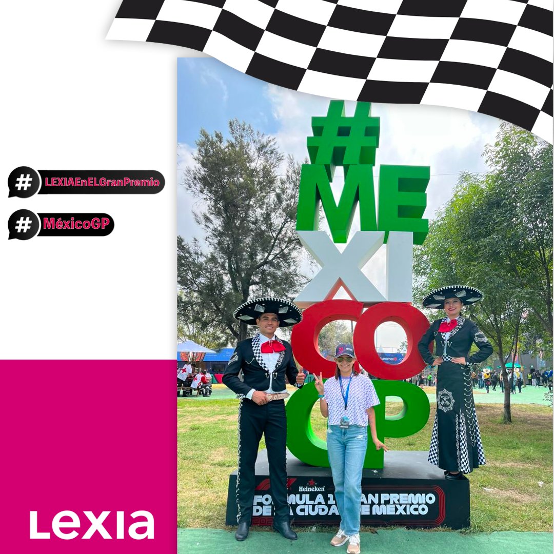 La presencia de Lexia en el #GranPremiodeMéxicodelaFórmula1 es una colaboración de excelencia a nivel mundial 🌟.

#MexicoGP #F1 #F1ESTA
<a href="/krlexandra/">Karla Chávez</a>