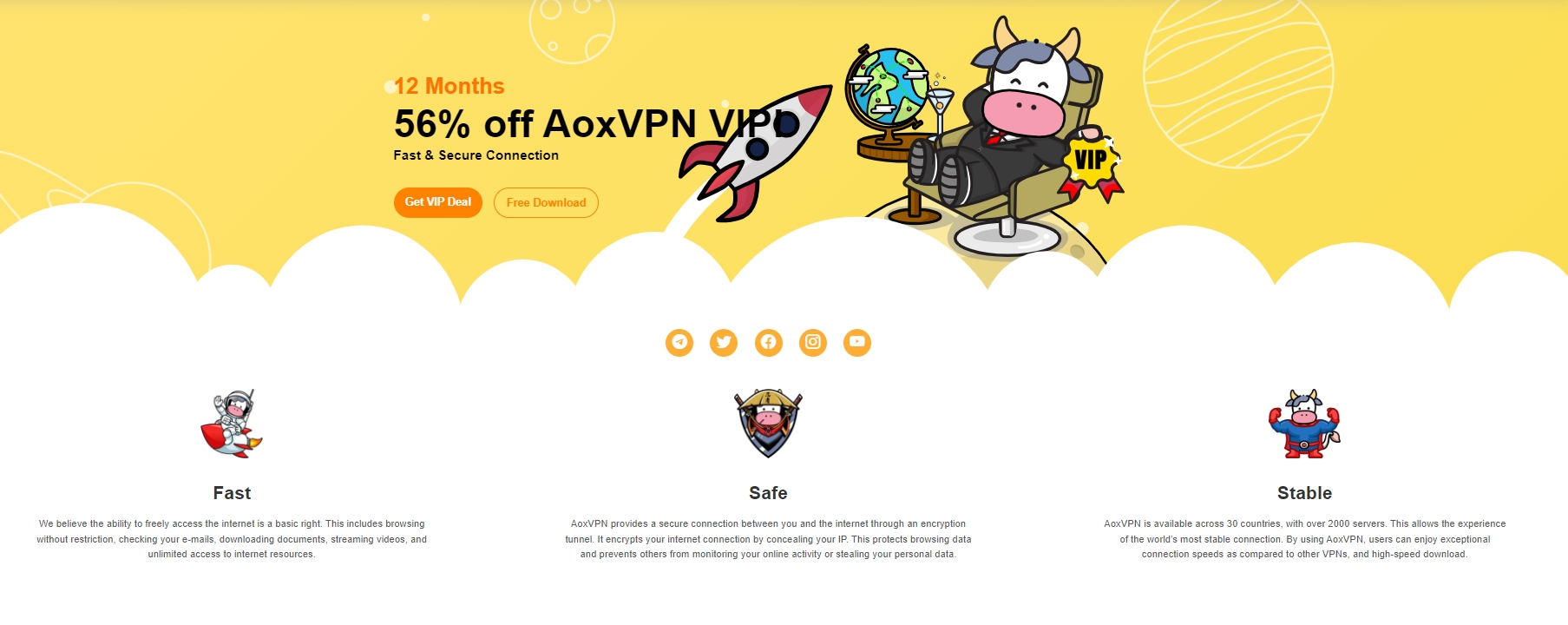 AoxVPN Free Download from Apple App Store for iPhone & iPad!