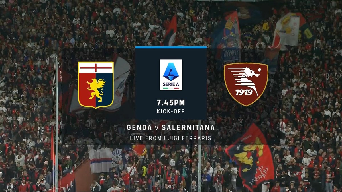 Genoa vs Salernitana Full Match Replay