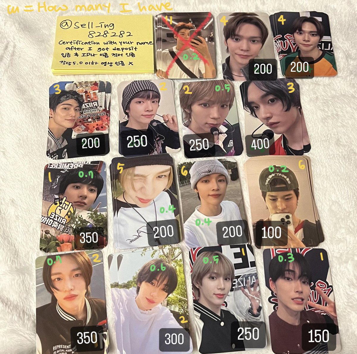 gumhauls's tweet photo. wts lfb ph pc photocard riize shotaro sungchan eunseok anton sohee wonbin seunghan

base price listed in photo + fees to follow
feta from yangdo

☆ payo to secure
☆ gcash/maya, ggx/sco/sdd https://t.co/Gmw5ZX6Ego
