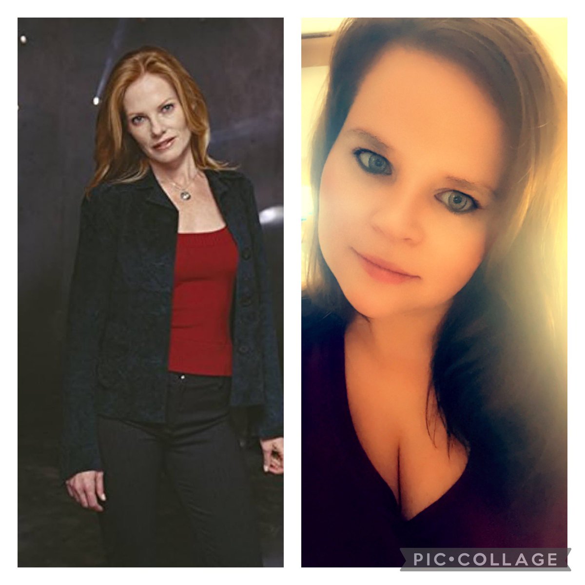 I think I could’ve passed for a young #CatherineWillows..or at least #LindseyWillows. Maybe I just wish I could. @MargHelgen