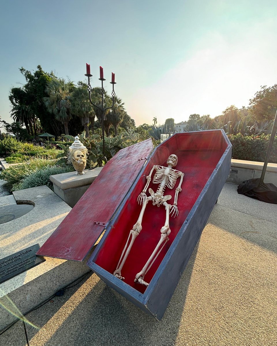 TheHuntington's tweet photo. Welcome to The Hauntington 💀 we’re almost ready to kick off our #StrangeScience event this weekend! https://t.co/w29sjiJnZB