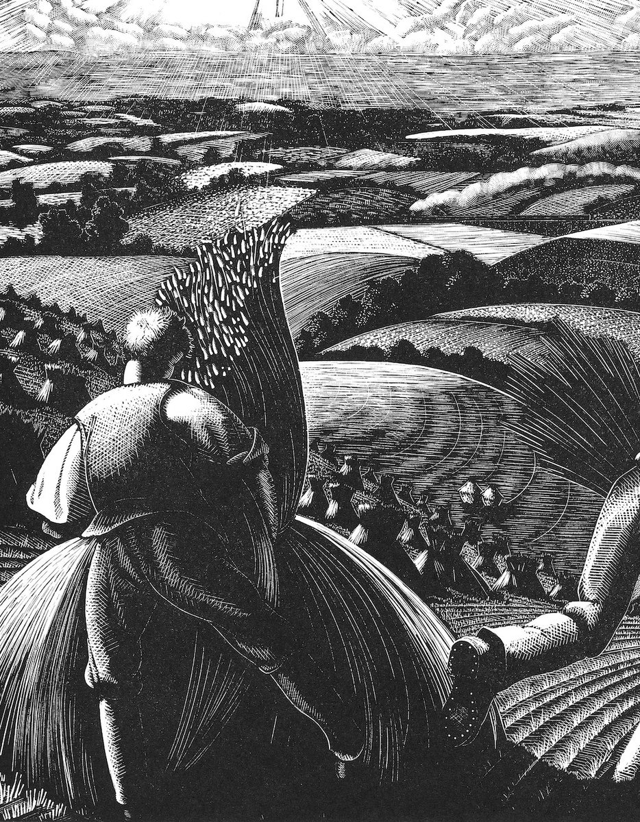 'Clare Leighton's Rural Life', an anthology of the artist's words & engravings (@BodPublishing) is Book of the Month. @nicolawriting reviews, finding work infused with the lyricism, beauty & connection of rural labour bit.ly/40bckkR Image © Estate of Clare Leighton, 2023