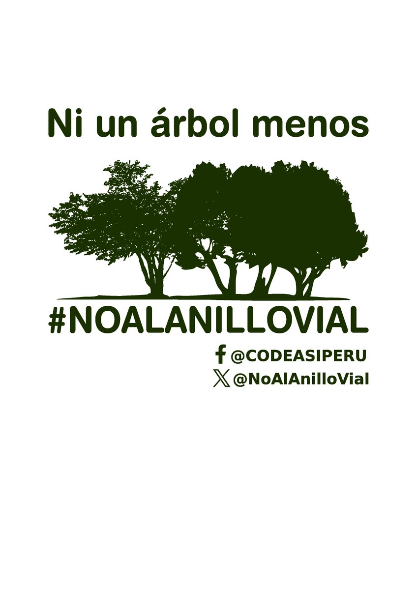 NoAlAnilloVial's tweet photo. #NiUnÁrbolMenos
#NoAlAnilloVial https://t.co/aediEGJtZo