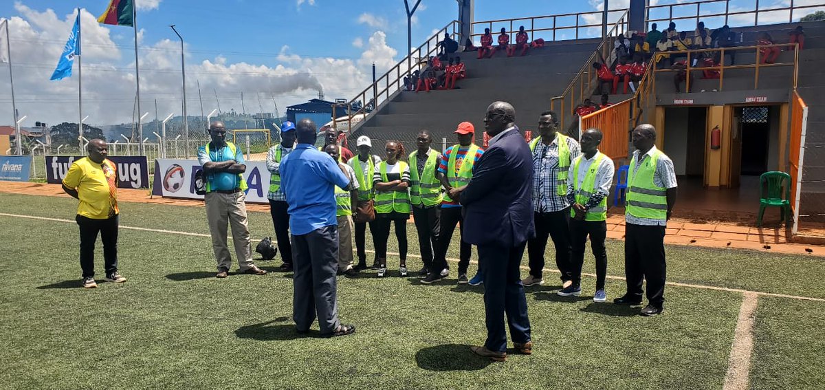 WOMEN'S OLYMPIC FOOTBL TOURN'T QUALFIRS - 2024
Uganda Vs Cameroon
<a href="/OfficialFUFA/">FUFA</a> takes Stadium Safety &amp; Security a critical component of a successful  match day plan. Trained Stewards ably took charge. <a href="/CAF_Online/">CAF_Online</a> <a href="/FIFAcom/">FIFA</a> <a href="/KagutaMuseveni/">Yoweri K Museveni</a> <a href="/JanetMuseveni/">Janet K Museveni</a> <a href="/NCSUganda1/">National Council of Sports -Uganda</a> <a href="/Educ_SportsUg/">Ministry of Education and Sports - Uganda</a>