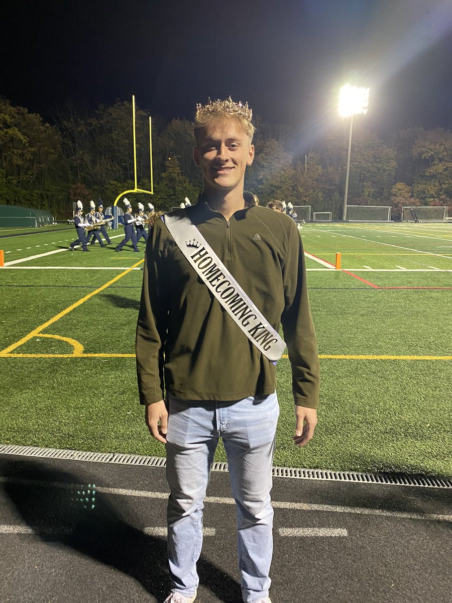 Congrats to Jake Zellin, 2023 Homecoming King!