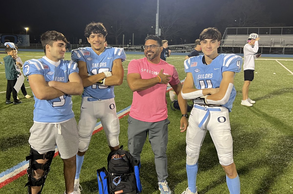 These ball players at Oceanside have become family. It’s bigger than training and getting fast. There is a true love and appreciation for everyone involved. That is what makes this special. Oceanside to the Playoffs! See everyone next week! I def caught a pec cramp trying to flex