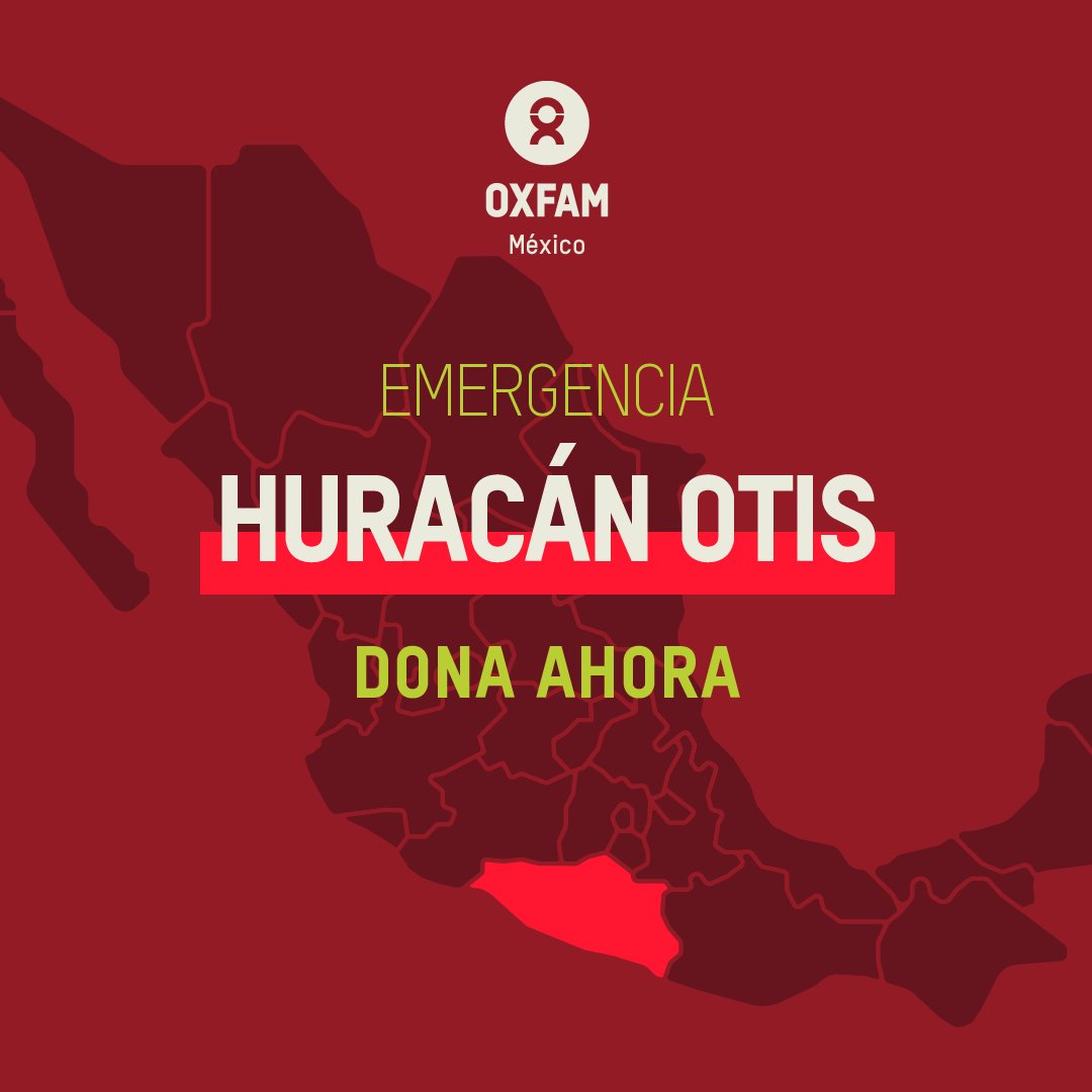 Las dimensiones del desastre causado por el huracán #Otis aún son incalculables.
¿Te has preguntado 'qué sigue después' de la #emergencia? Cuando la ayuda inmediata se retire, queremos seguir ahí.

Dona ahora y permítenos ayudar a Guerrero: oxfam.mx/QueSigueDespues