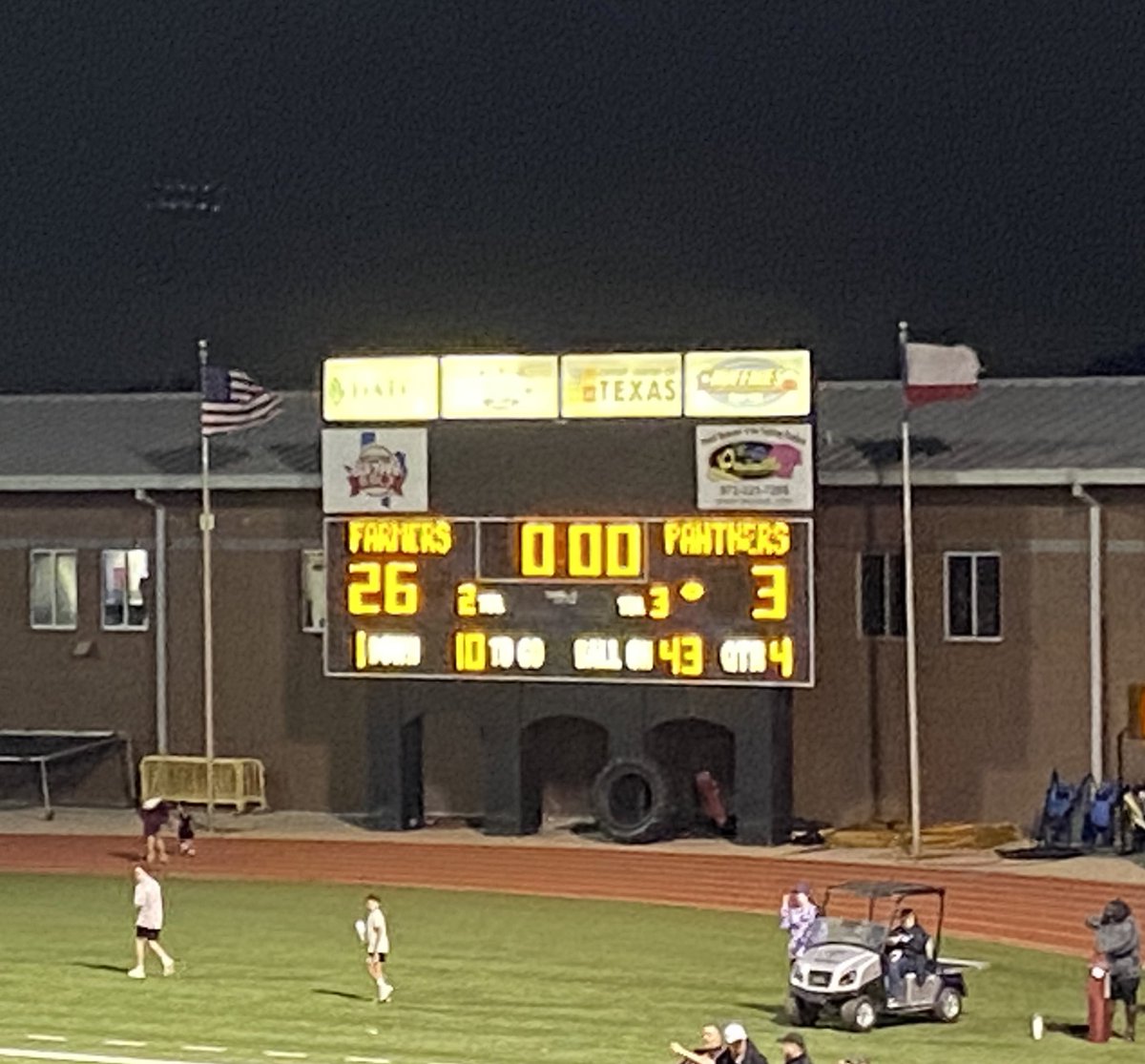 It was chilly but  always great to watch <a href="/LHSFball/">Lewisville Football</a> win a home game. Nice win <a href="/modle1112/">Michael Odle</a>