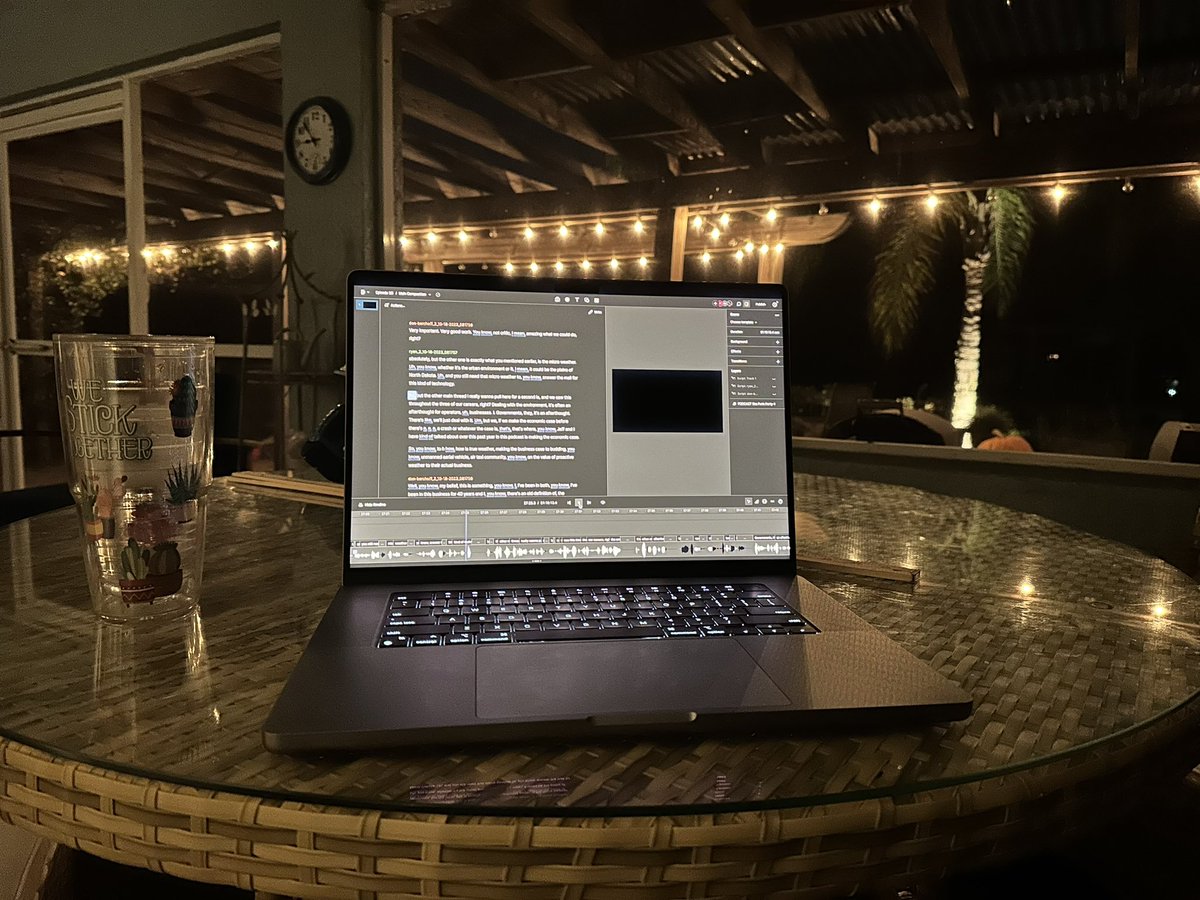 81Degs's tweet photo. I’m editing another exciting @TriplePointPod episode! 

Get ready for Episode 30 with Don Berchoff from @GetTruWeather ! https://t.co/qFEUBasnLG