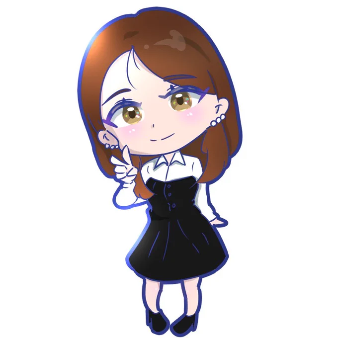 友人の似顔絵描きました  #デフォルメ #ご依頼受付中