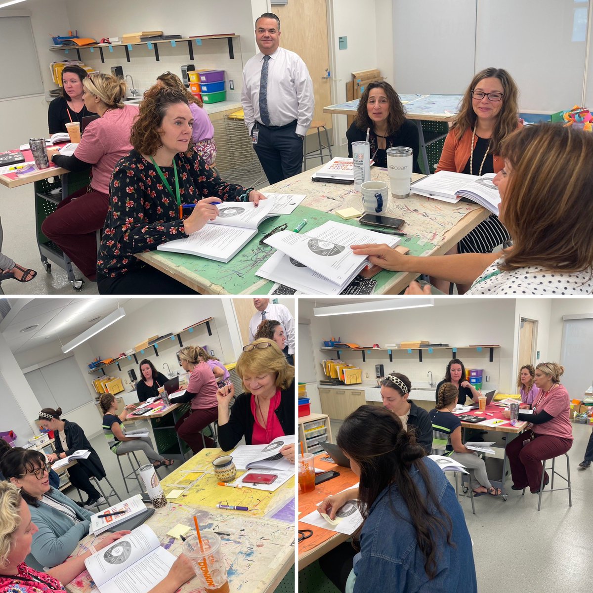 Garden City teachers took part in the first PBL PLC of the year! They looked at problem based teaching practices and reflected on their strengths &amp; goals for the year. Our teachers are committed to our learning community model! <a href="/bbyerlee/">Bryan Byerlee</a> <a href="/GCSBulldogs/">Garden City Elementary School</a> <a href="/CranstonSchools/">Cranston School Dept</a>
