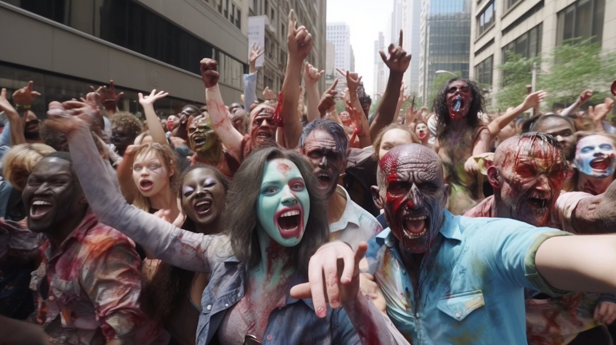 Zombie Freestyle Dance Flash Mob - and be in a Movie! (East Village) - Saturday Oct 28th, 2pm. Astor Place Cube NYC. FREE EVENT for Halloween. More info at: stagebuddy.com/event/zombie-f…