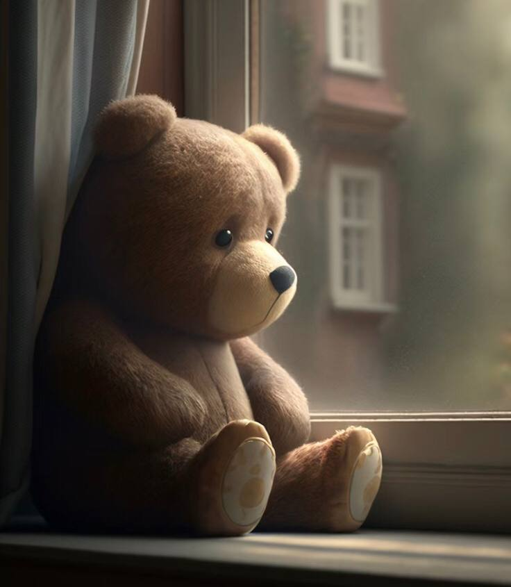 Is there any difference between the lonely man and this sad pig? ?