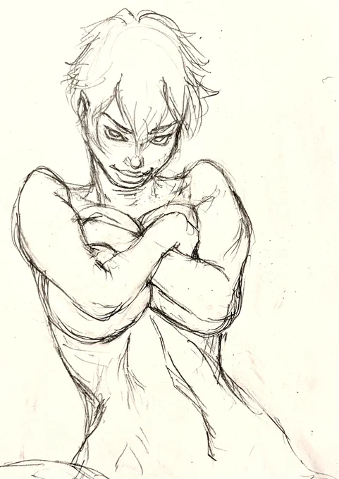 #落書き  全体見返す間が無かったから今んとこはまぁーこんなもんであろう  #ノワキ  潰れてるとはいえ、ちょっとッッπおおっきかったカナッ? アハッ☆