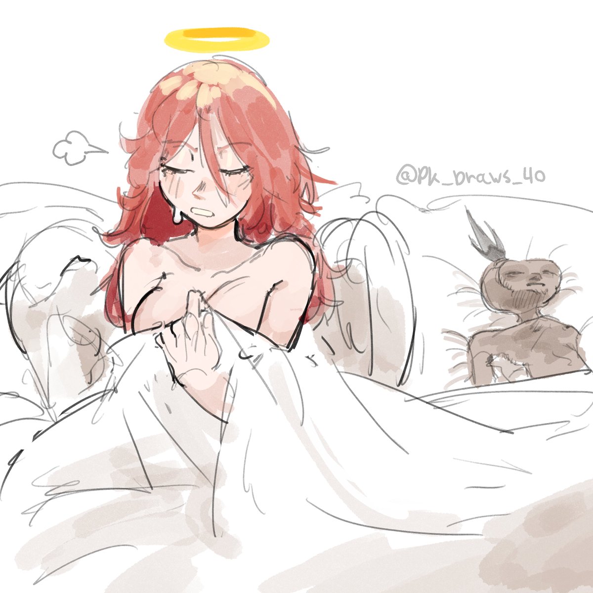 Pk_draws_40's tweet photo. Day 25: Genderbent👼

#CSMTOBER #chainsawman https://t.co/KuFC3nbkfe