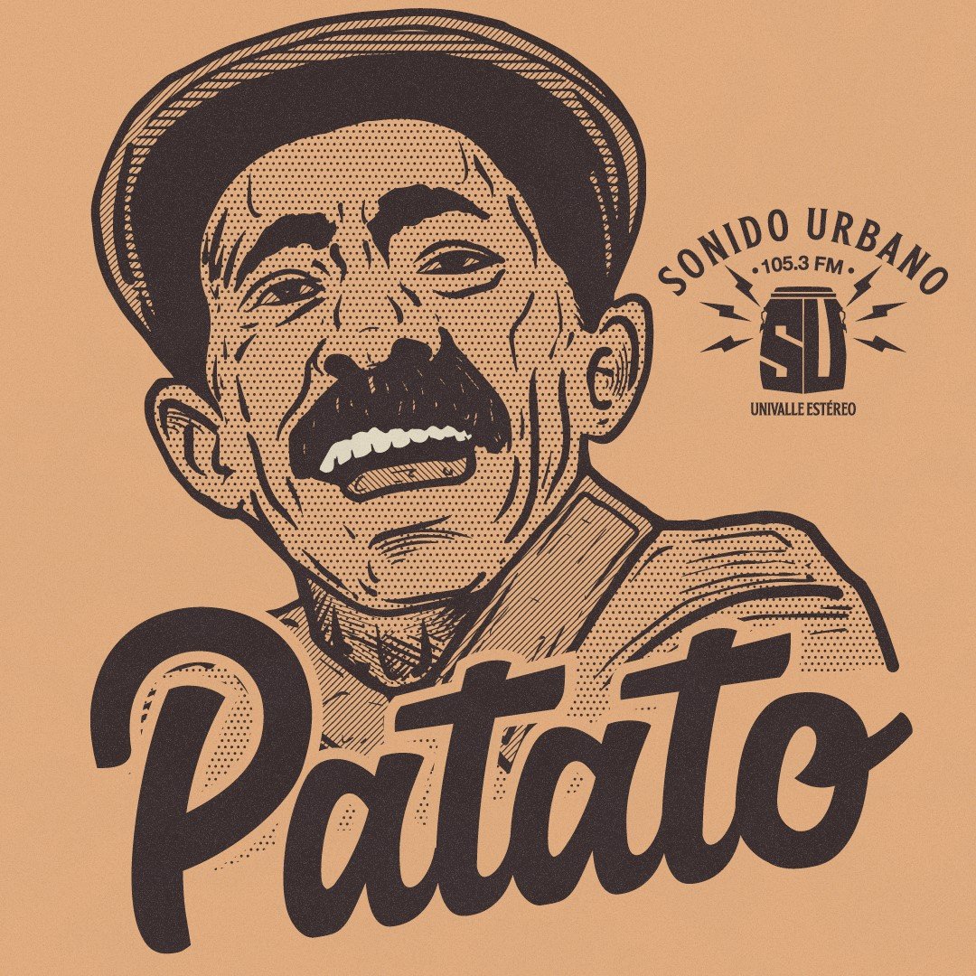 Recordando a la leyenda de la percusión Carlos "Patato" Valdés, clave en el desarrollo de las tumbadoras desde la afinación hasta el sistema que ajusta el cuero.
Con una gigante discografía en Cuba y en USA. 

Flyer del diseñador caleño Carlos Malagón.