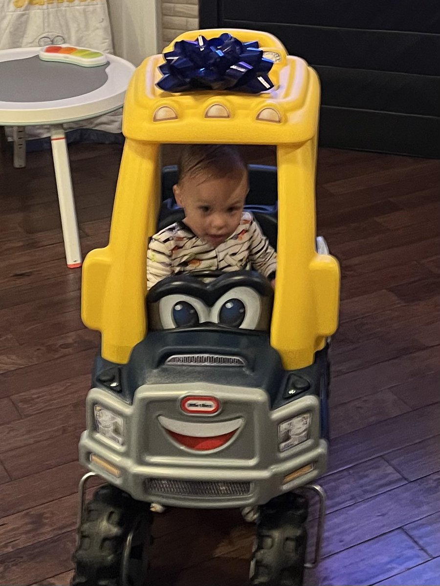 Every little boy needs a truck. Happy Birthday Henry! #twoyearsold