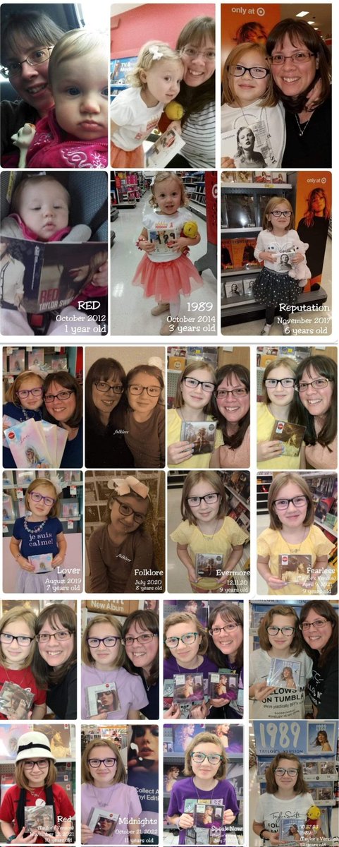 beckbeckboo's tweet photo. @taylorswift13 @taylornation13
My #TinySwiftie has celebrated  release day @Target w/me since she was born...loved #TaylorSwift her entire life. Now she's experiencing ALL the rerecordings. We will always love &amp; support Taylor. 💙
#InMy1989TaylorsVersionEra
#1989TaylorsVersion https://t.co/T6mJ8Xiyr7