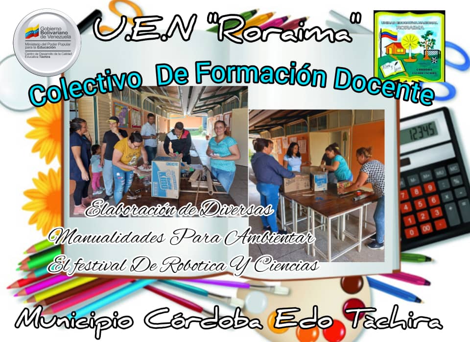 U.E.N RORAIMA Y SUS AULAS ANEXAS CHOCARIMA, realizan diferentes actividades académicas  como las medidas antropométricas y colectivo de formación.