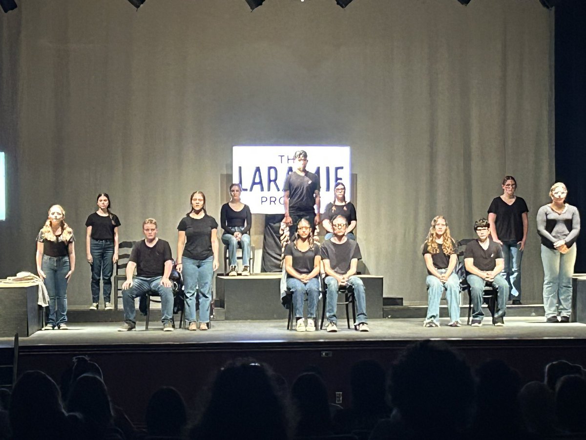 Tremendous performance by our Dover Theatre Company!  Wonderful job by our cast and crew!! #powerful   #thelaramieproject  <a href="/ms_ekrieger/">Emily Krieger</a> <a href="/ValdezDHS/">Monika Valdez</a> <a href="/vbrunow31/">Valerie Brunow</a>