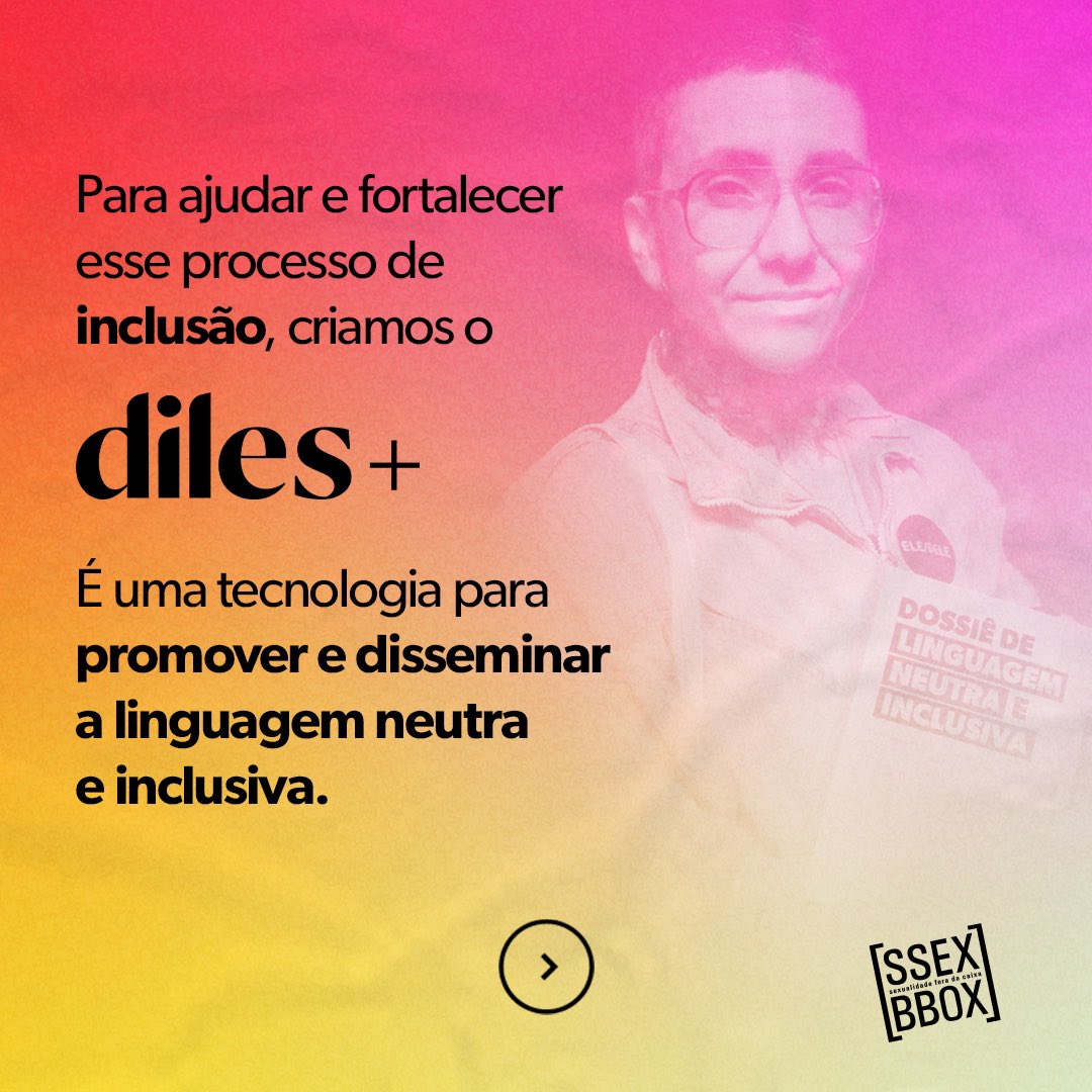 SSEXBBOX's tweet photo. Pra quem estava reclamando que a linguagem neutra parece ser muito complicada, *Diles+ é o seu tradutor!*

A versão beta está disponível para uso, e você pode conhecer clicando no link: https://t.co/nwHkO83PRc

💜🤍💛🖤 https://t.co/HBtcVdvlrV