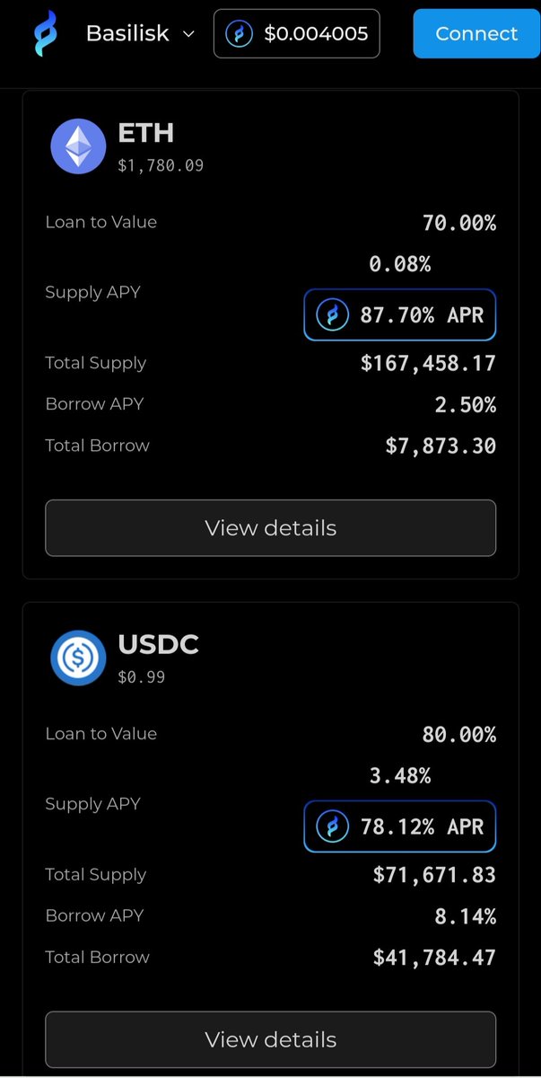 Latest APR as of today please visit our website and join our Discord community!

Official Website:
app.basilisk.org

Discord Link:
discord.gg/yjg9FuQaDv