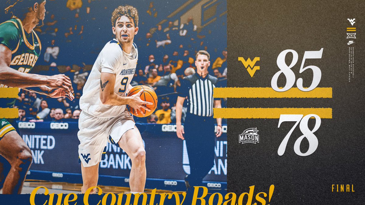 WVUhoops's tweet photo. 🎶 CUE IT!

#HailWV https://t.co/Zqgecd9EWL