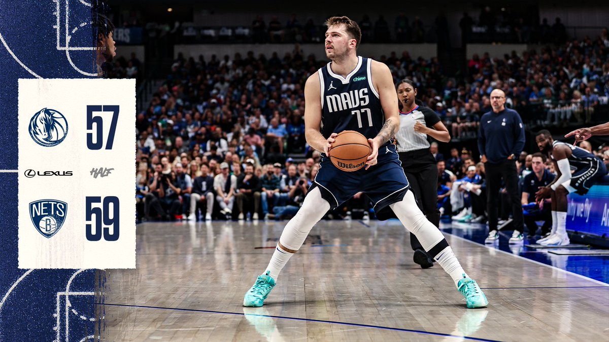 dallasmavs's tweet photo. Halftime in Dallas.

@Lexus // #MFFL https://t.co/AYKdl9moM0