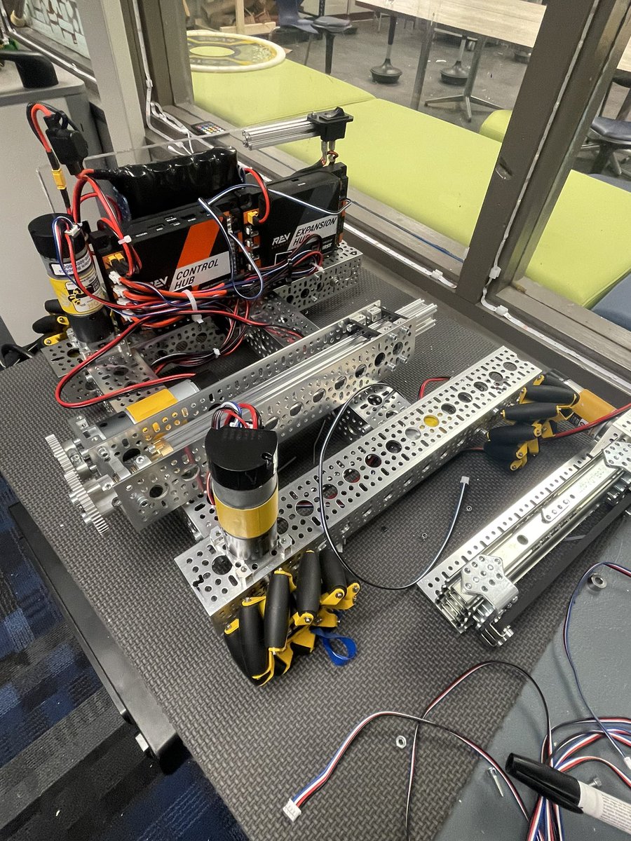 The four Marauder Robotics FTC robots are taking shape! #GettingScienceDone