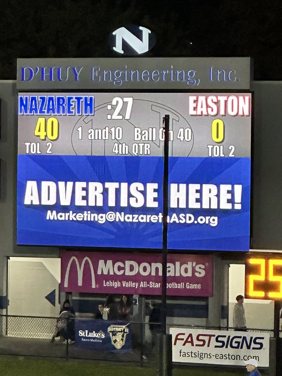 NAZARETH WINS!! 🔵🦅🏈💪🏼💪🏼