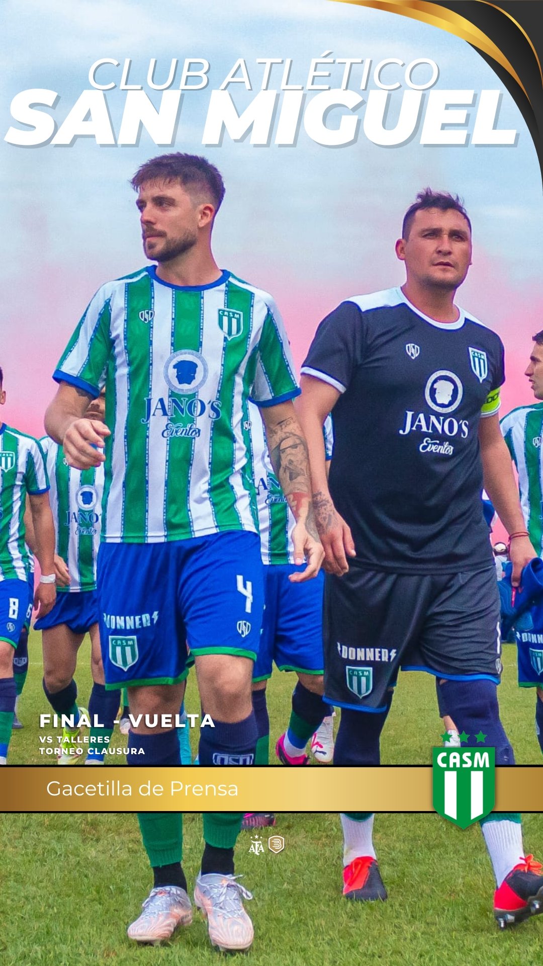 Club Atlético San Miguel on X: FINAL Talleres 0️⃣0️⃣ #SanMiguel Lo  definimos en casa 💚 🇳🇬 DALE SAN MIGUEL 🇳🇬  / X