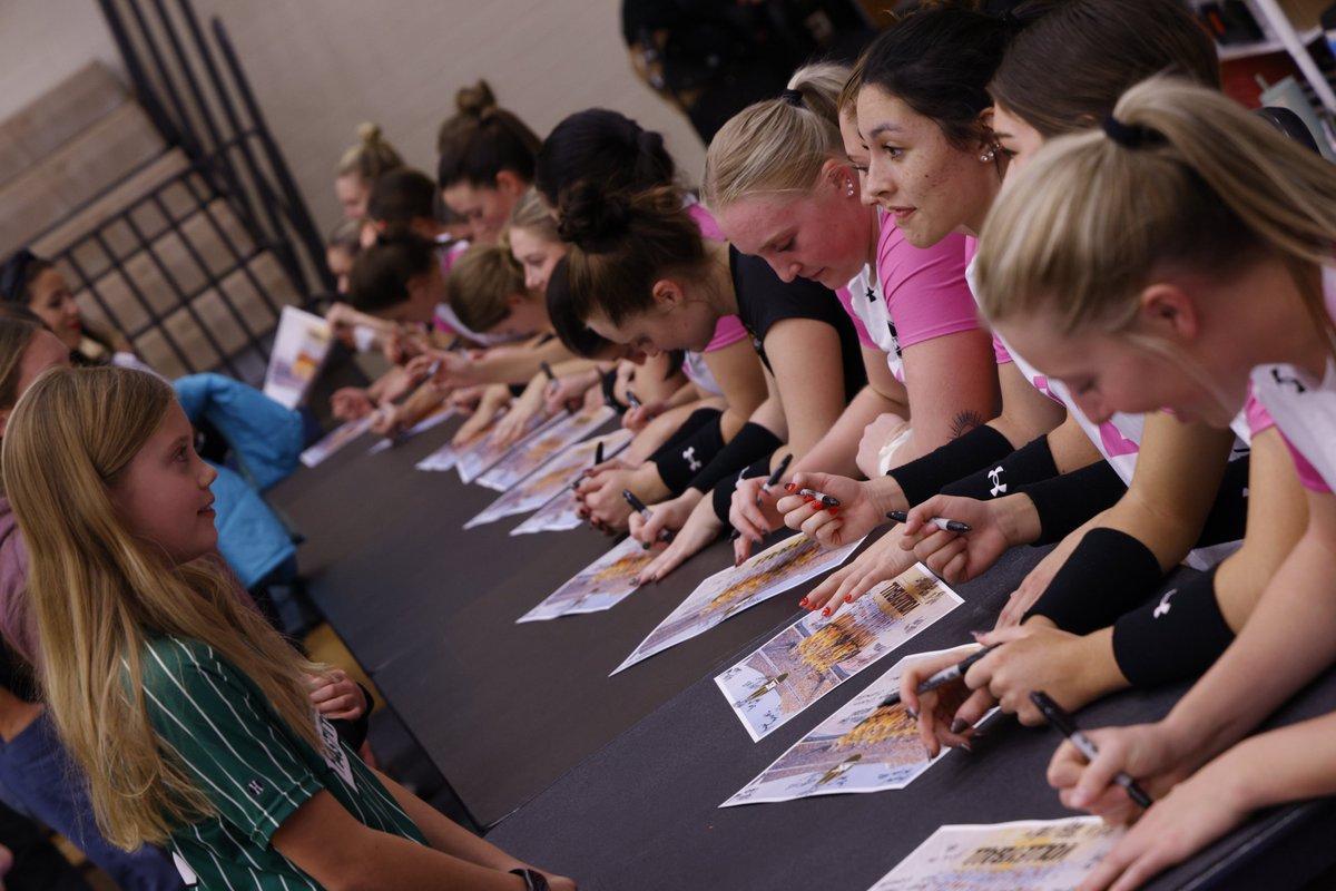 THANK YOU <a href="/WSCWildcatVB/">WSC Wildcat Volleyball</a> fans for another successful Autograph Poster Night at Rice Auditorium.  #PlayforthePaw