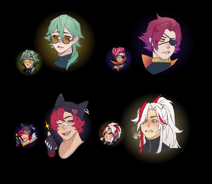 I had the need to re-draw the WR emotes 