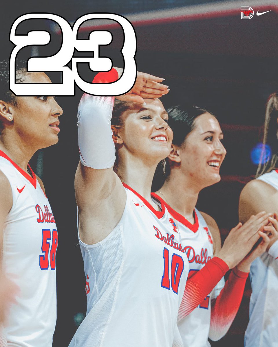 SMUVolleyball's tweet photo. 𝑻𝒉𝒆 𝒅𝒓𝒂𝒈𝒐𝒏𝒔 𝒉𝒂𝒗𝒆 𝒃𝒆𝒆𝒏 𝒔𝒍𝒂𝒊𝒏. 🐉

#PonyUpDallas | @SMUMustangs https://t.co/5NtT1G9TTJ