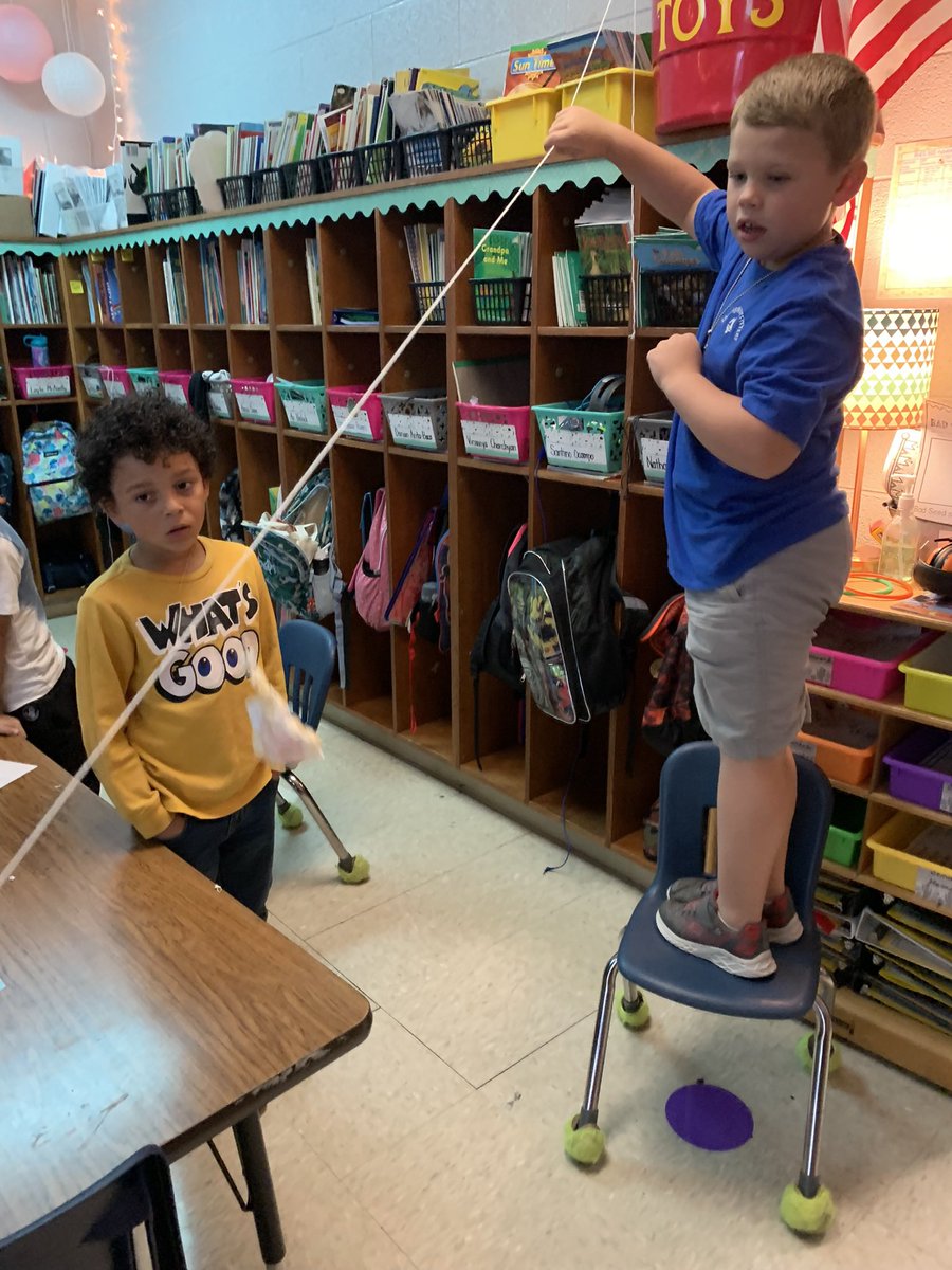 PresleyFarm's tweet photo. It’s been a #buzzworthy STEM Day! We have read books, made a 👻 zip line, made a haunted house out of legos, created monster traps, and ended the day with slime! @howell_stem @howellprincipal https://t.co/9sGxZSzJMf