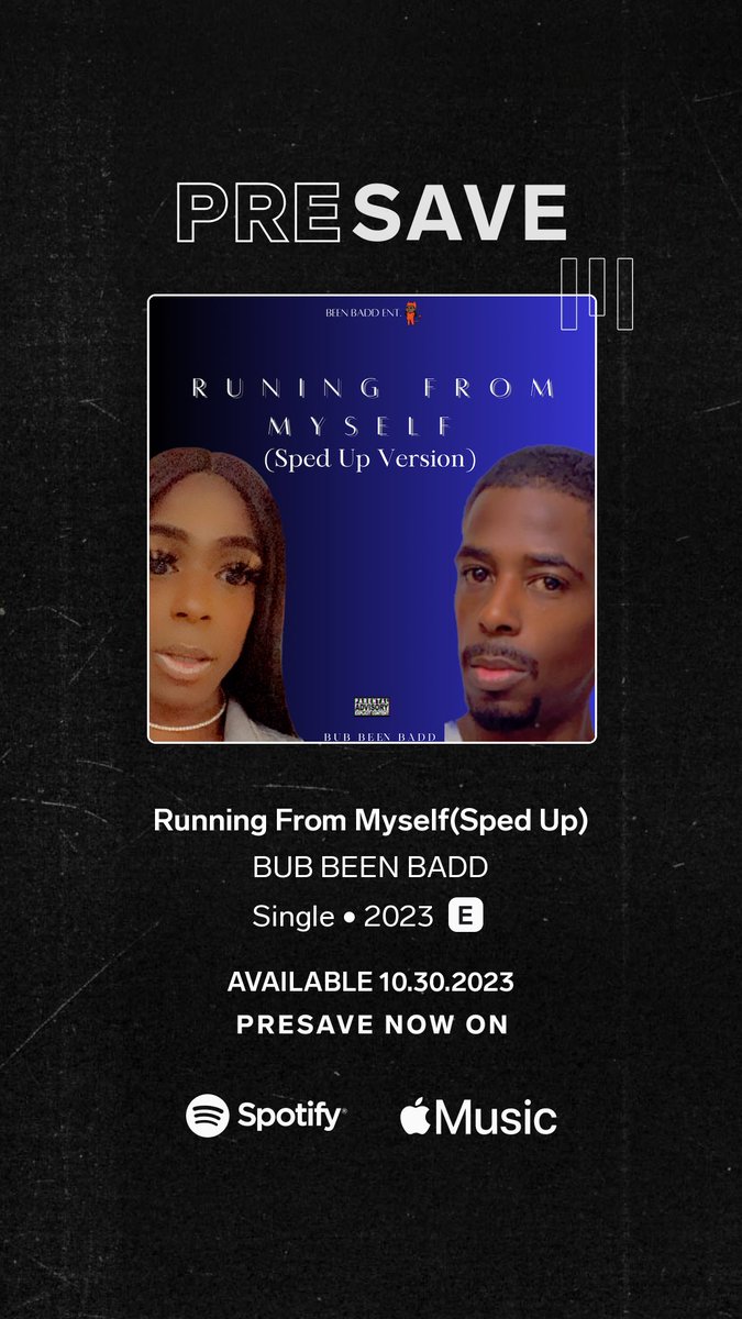 iambubbeenbadd's tweet photo. 2 More Versions Of
#RunningFromMyself🏃🏾♂️🎶
Will Be Released The Same Day
10/30
On All Platforms
#ExtendedEndingVersion
#SpedUpVersion
#BubIsComin👀
#FullOfSurprises🥳
#AlbumGoCRAZY💿😝 https://t.co/UEStg3c8Xo